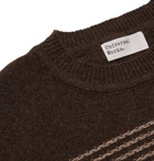 Universal Works - Fair Isle Wool-Blend Sweater - Brown