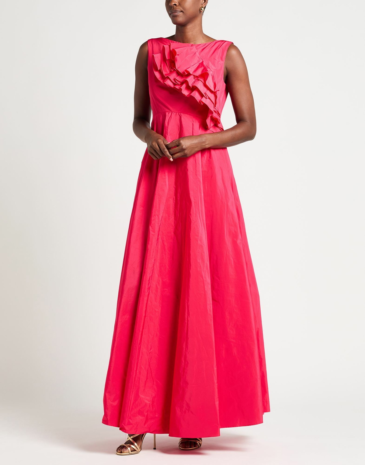 Talbot Runhof Womens Maxi dress Fuchsia