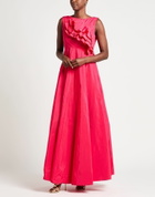 Talbot Runhof Womens Maxi dress Fuchsia