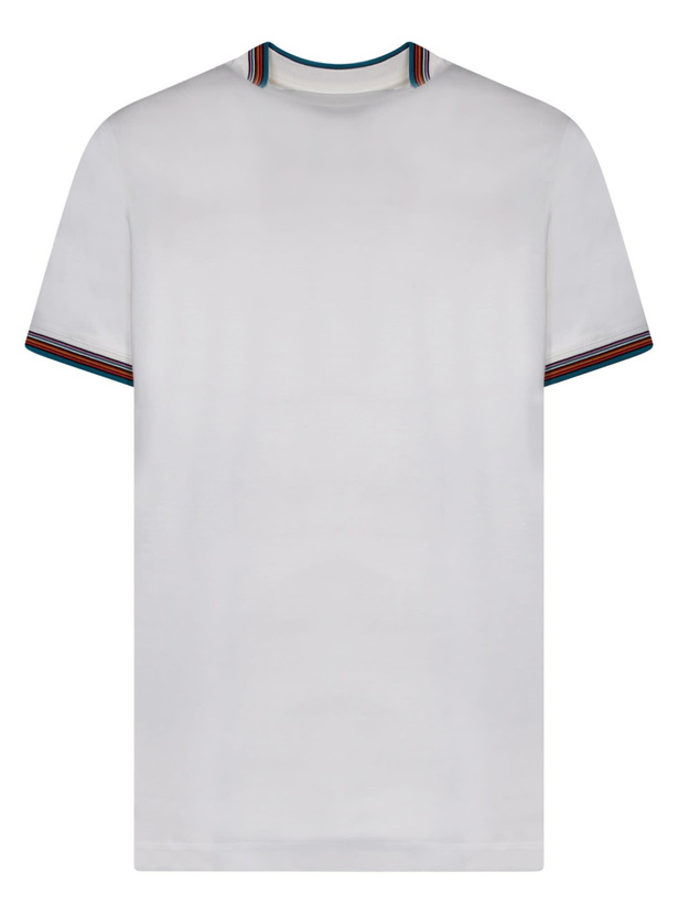 Photo: Paul Smith Stripe Detail Cotton T-shirt