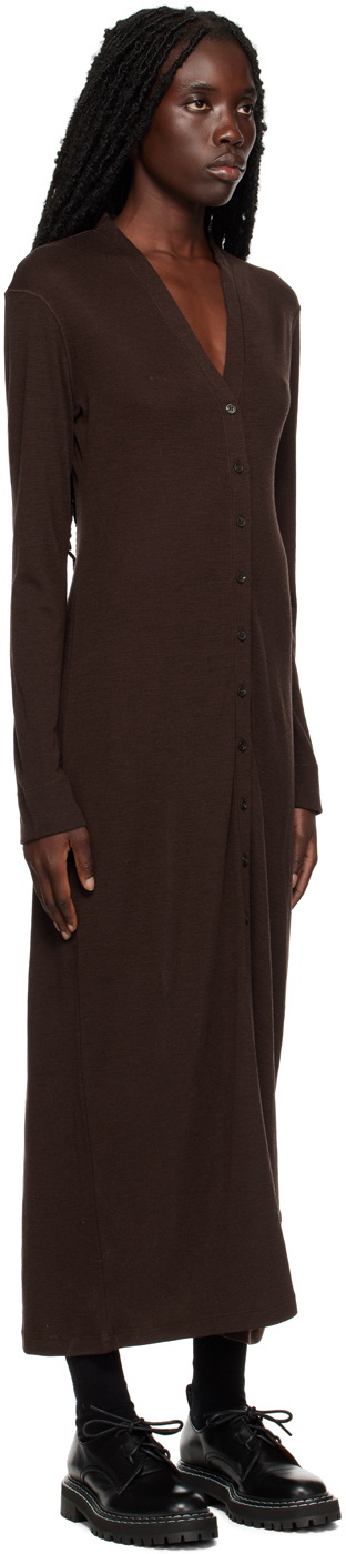 Filippa K Brown Juno Midi Dress