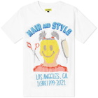 Market Men's Smiley Barbershop T-Shirt in White