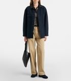 Nili Lotan Whitney cotton wide-leg pants