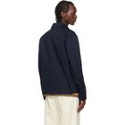 Moncler Navy Cotton Blend Gabardine Shirt Jacket