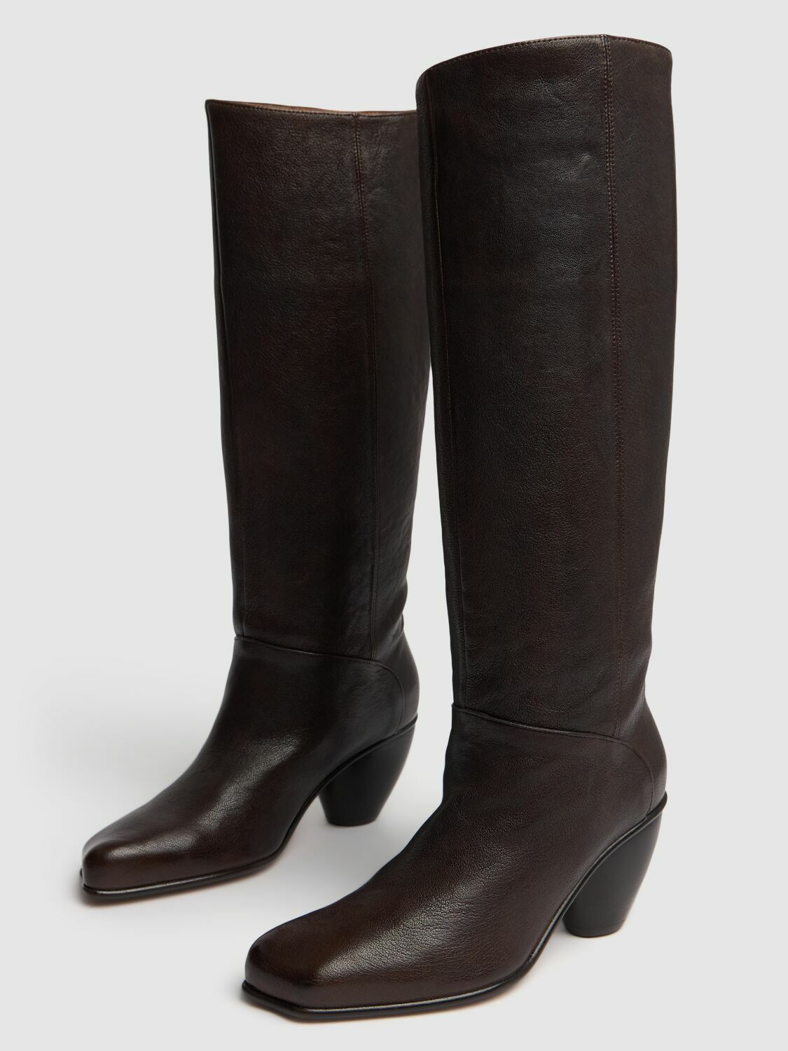 VIVIENNE WESTWOOD 65mm Gaia Washed Leather Boots Vivienne Westwood