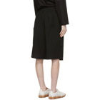 House of the Very Islands Black Linen Marea Alta Shorts
