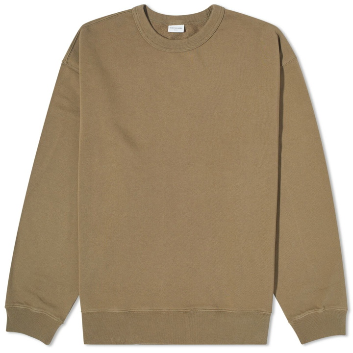 Photo: Dries Van Noten Men's Hax Crew Sweat in Khaki