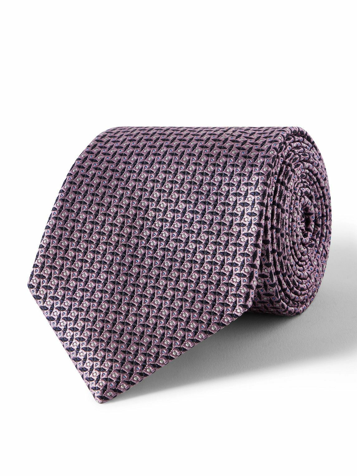Canali - 8cm Silk-Jacquard Tie