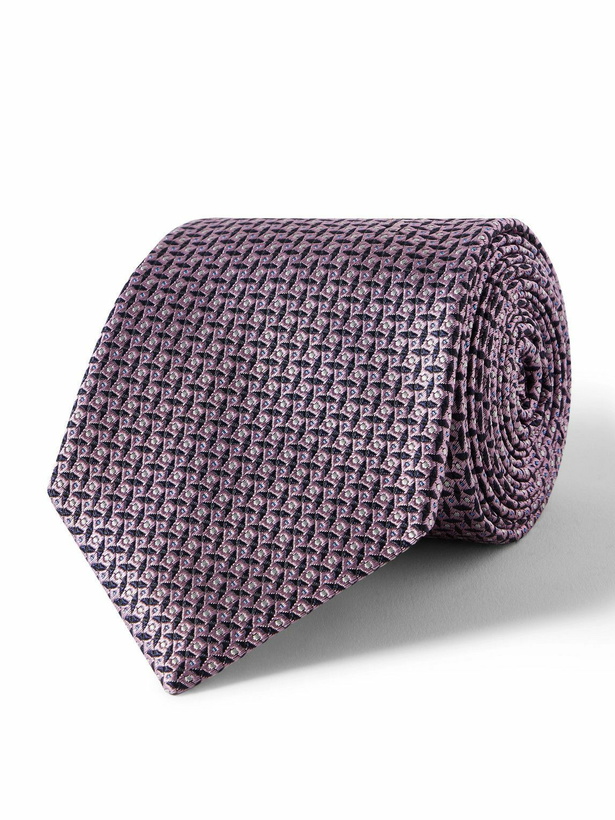 Photo: Canali - 8cm Silk-Jacquard Tie