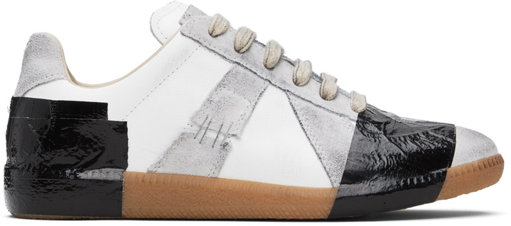 Photo: Maison Margiela White & Gray Replica Sneakers
