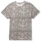 Isabel Marant - Zafferh Printed Linen T-Shirt - Neutrals