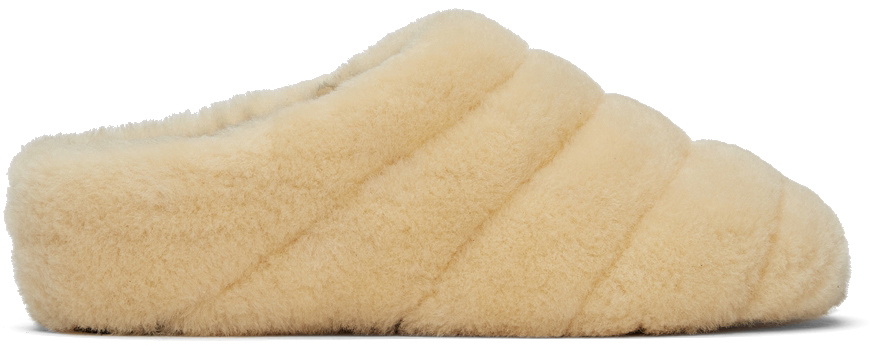 Proenza Schouler Off White Shearling Rondo Slipper Proenza Schouler