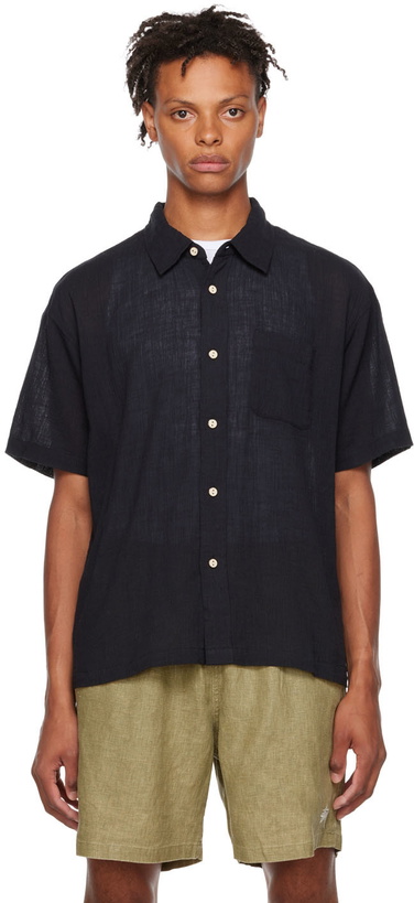 Photo: Stüssy Black Wrinkly Shirt