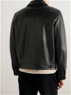 Loro Piana - Yabu Full-Grain Leather Jacket - Black
