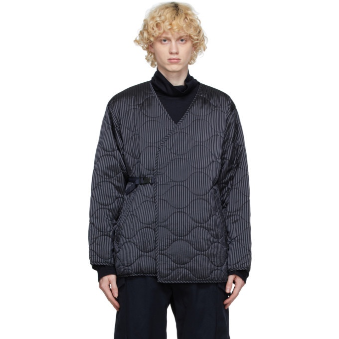 Photo: tss Navy Quilted Liner Buckle Jacket
