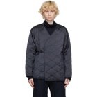 tss Navy Quilted Liner Buckle Jacket