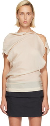 Belle Anna Off-White Reverie Top