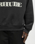 Rhude DINERO CREWNECK Black Mens Sweatshirt