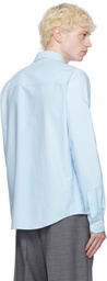 AMI Alexandre Mattiussi Blue Ami de Cœur Shirt