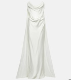 Vivienne Westwood Bridal Galaxy Cape crêpe satin gown