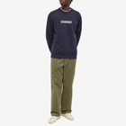 Napapijri Men's Box Logo Crew Sweat in Blue Marine