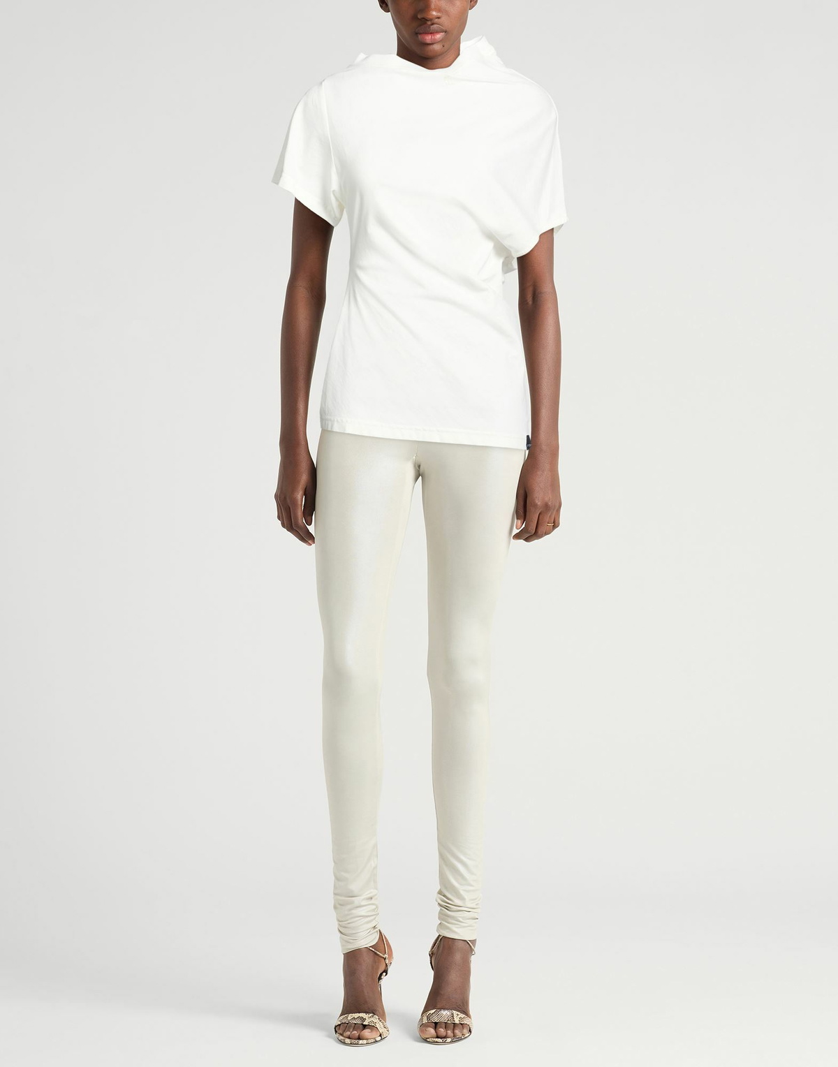 Courrèges Womens T-shirt in White