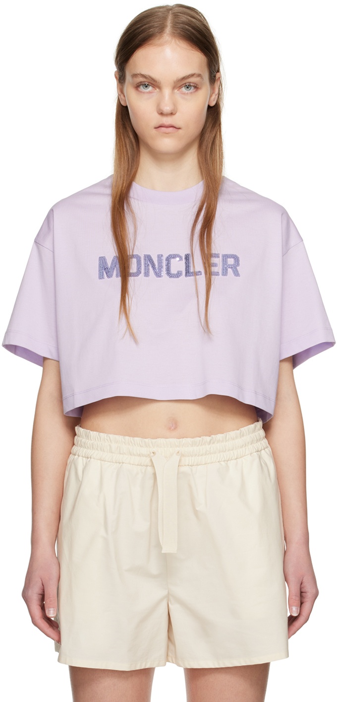 Photo: Moncler Purple Sequinned T-Shirt
