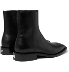 Balenciaga - Polished-Leather Boots - Black