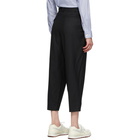 Comme des Garcons Homme Deux Black Shadow Stripe Trousers