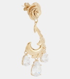 Magda Butrym Crystal-embellished gold-plated drop earrings