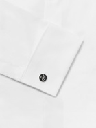 Sulka - Nickel-Plated and Enamel Cufflinks