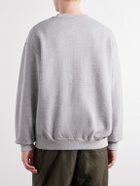 OrSlow - Cotton-Jersey Zip-Up Sweatshirt - Gray