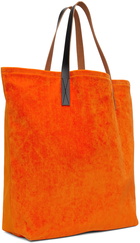 Marni Orange Logo Tote