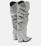 Alexandre Vauthier Glitter knee-high boots