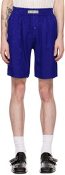 LGN Louis Gabriel Nouchi Blue Drops Shorts