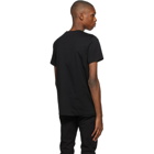 Balmain Black Foil Printed Logo T-Shirt