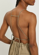 Calvin Klein Erin Wool-blend top Light Brown