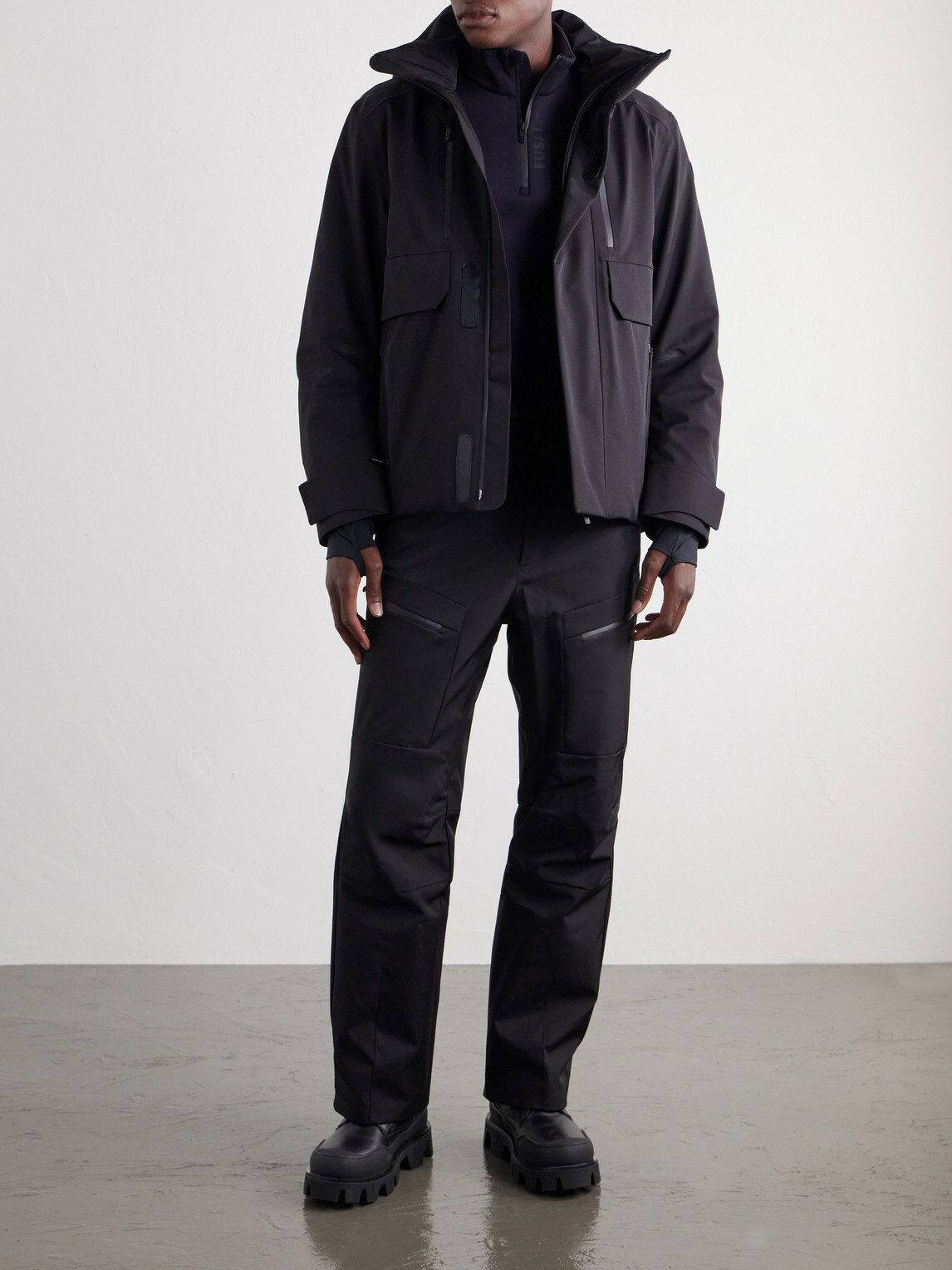 Fusalp - Sidyo Straight-Leg Paneled Padded Ski Pants - Black