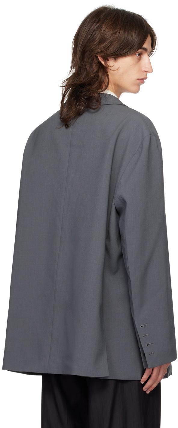 The Frankie Shop Gray Beo Blazer