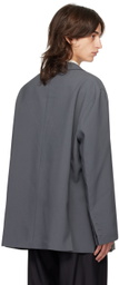 The Frankie Shop Gray Beo Blazer