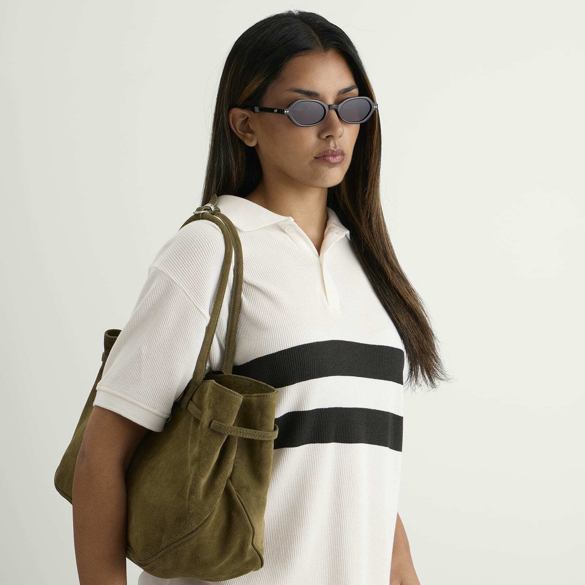 Le Specs Foundry + Sunglasses in Black/Smokey Brown Mono 