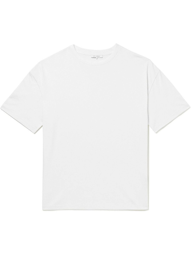 Photo: Ninety Percent - Boxy Organic Cotton-Jersey T-Shirt - White