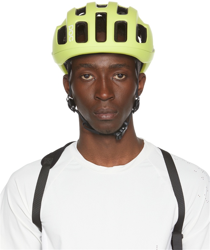 Photo: POC Green & Black Ventral Air Mips Cycling Helmet
