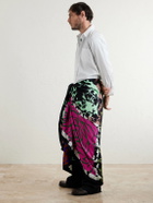 Dries Van Noten - Floral-Print Satin Scarf