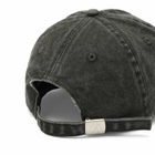 Picante Men's Peaks Crew Cap in Washed Black 
