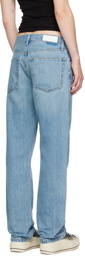 Re/Done Blue Loose Longish Jeans