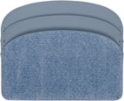 A.P.C. Blue Demi-Lune Card Holder