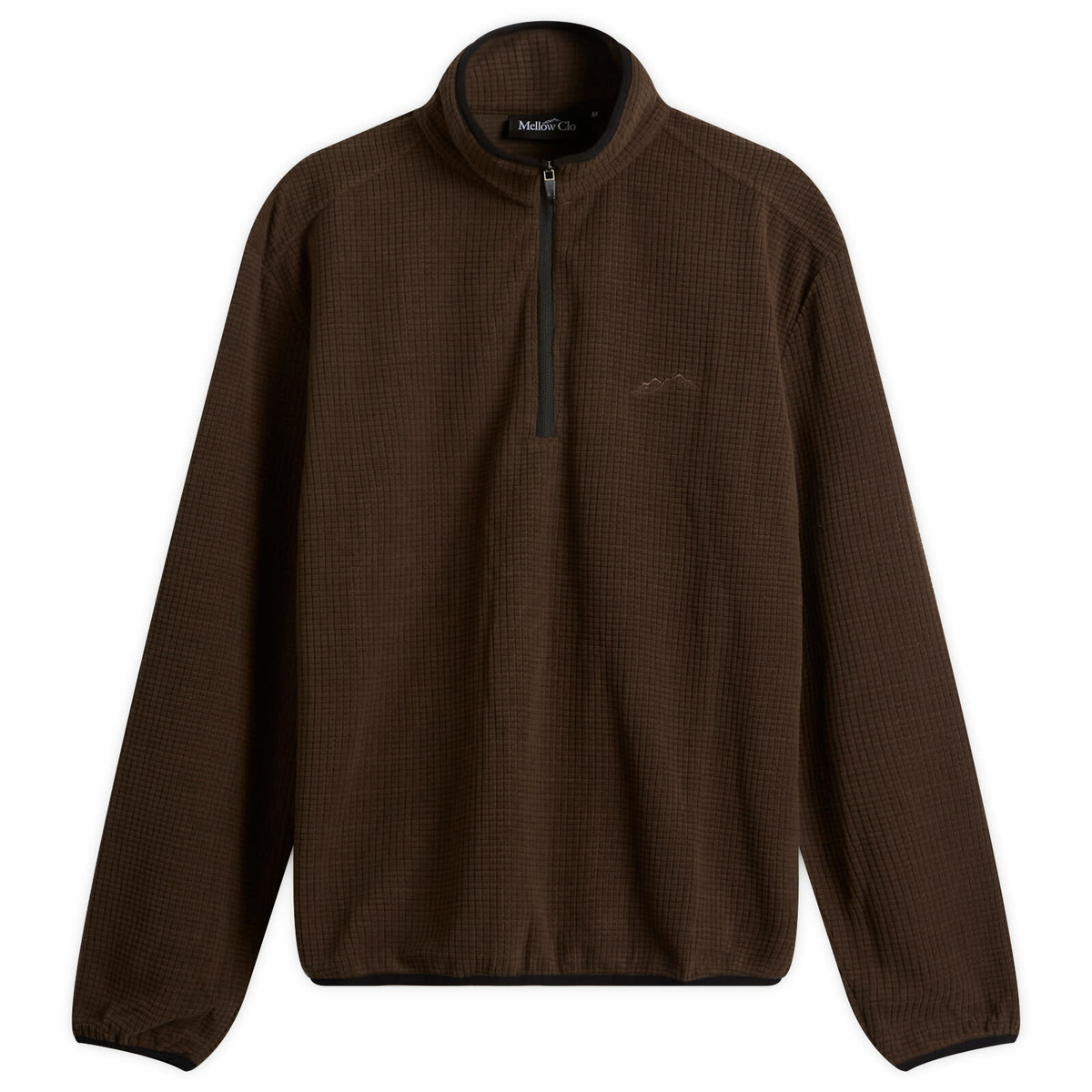 Mellow Clo Men's Summit Half Zip Fleece in Brown