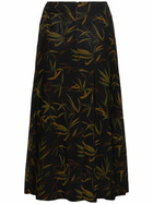 WEWOREWHAT Printed Stretch Tech Midi Skirt