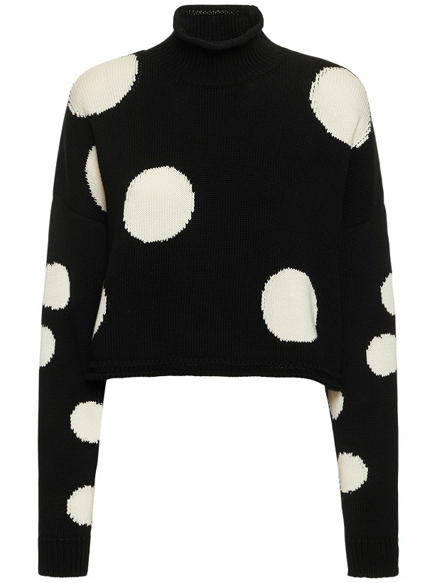 Photo: MSGM - Polka Dotted Cotton Sweater